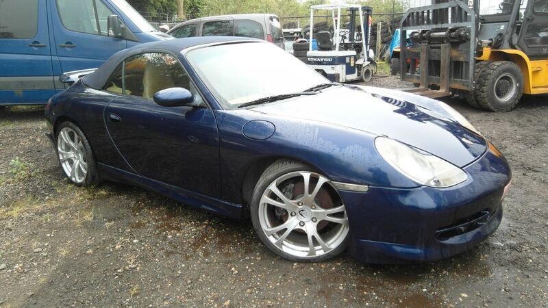 Blau Gebraucht 2001 Porsche 911 Cabrio | 17.800 € (Guter Preis) - Bild 1/4