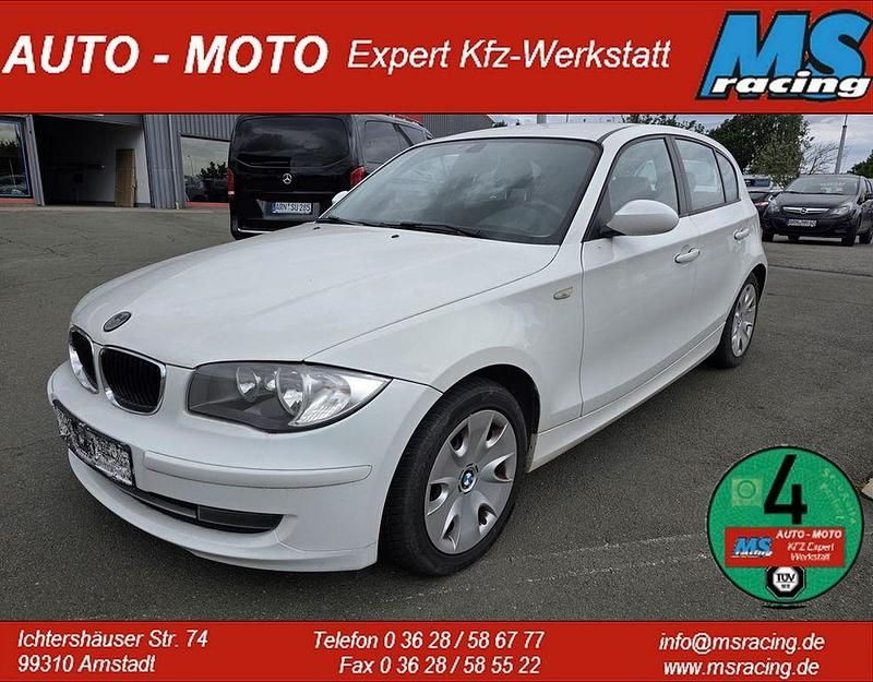 Weiß Gebraucht 2008 BMW 116 Advantage Kleinwagen | 1.555 € (Superpreis) - Bild 1/4