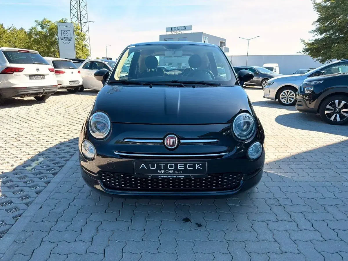 Gebraucht Fiat 500 Lounge 69 PS (50 kW) 2018 Schwarz Limousine
