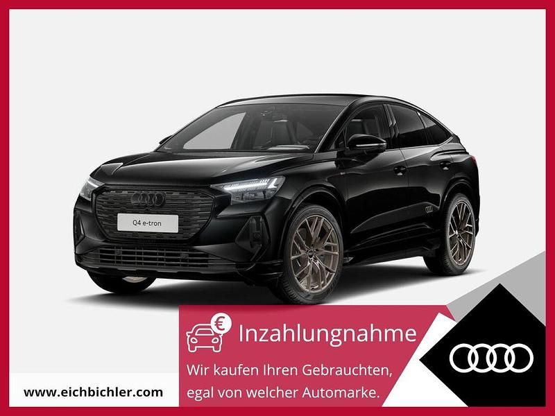 Mythosschwarz Gebraucht 2025 Audi Q4 Sportback e-tron Ambiente SUV | 52.820 € (Fairer Preis) - Bild 1/4