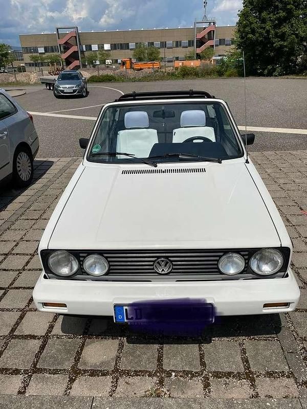 Weiß Gebraucht 1991 VW Golf Cabriolet Cabrio | 9.900 € - Bild 1/4