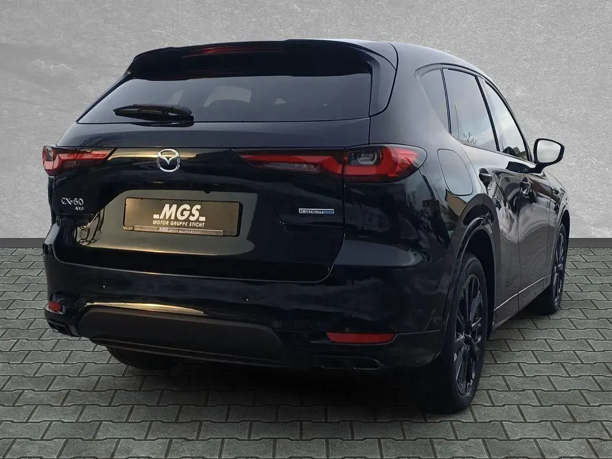 Neu Mazda CX-60 Homura-Line 328 PS (241 kW) 2025 Jet black SUV