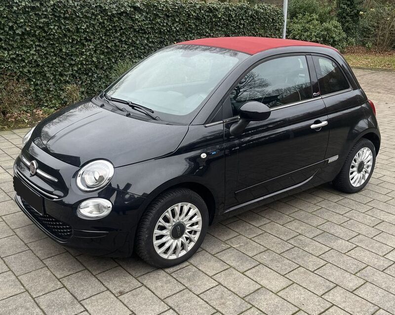 Schwarz Gebraucht 2019 Fiat 500C Lounge Cabrio | 11.500 € (Fairer Preis) - Bild 1/4
