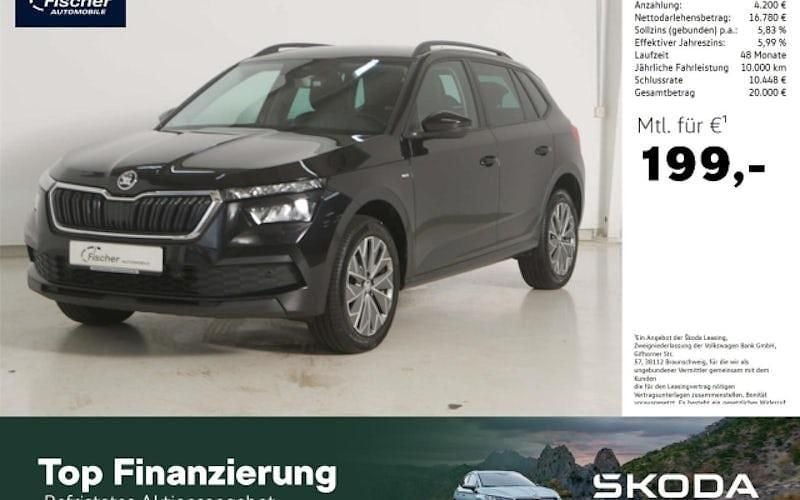 Schwarz Gebraucht 2021 Skoda Kamiq Ambition SUV | 20.980 € (Fairer Preis) - Bild 1/4