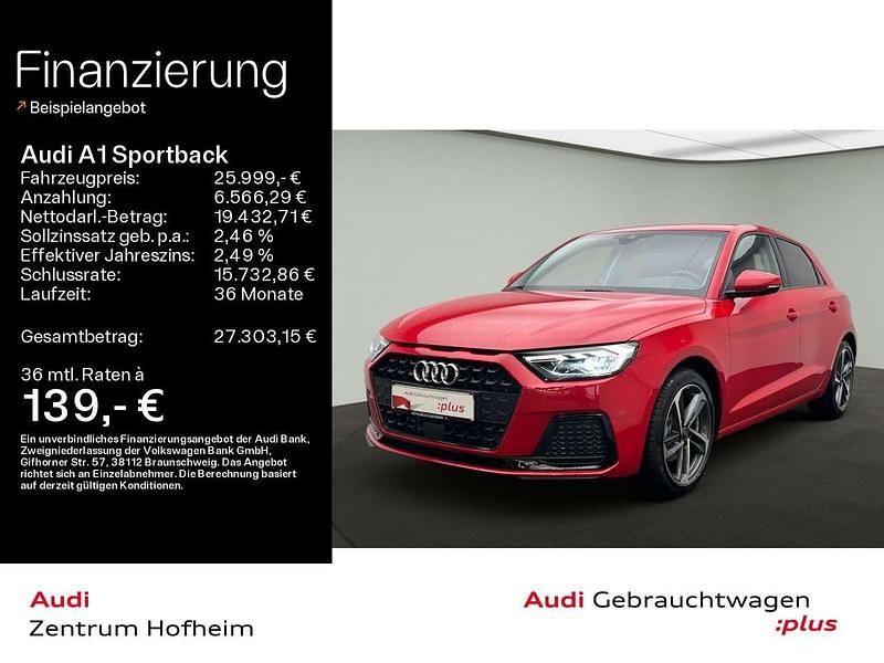 Progressivrot metallic Gebraucht 2024 Audi A1 Advanced Kleinwagen | 25.999 € (Guter Preis) - Bild 1/4