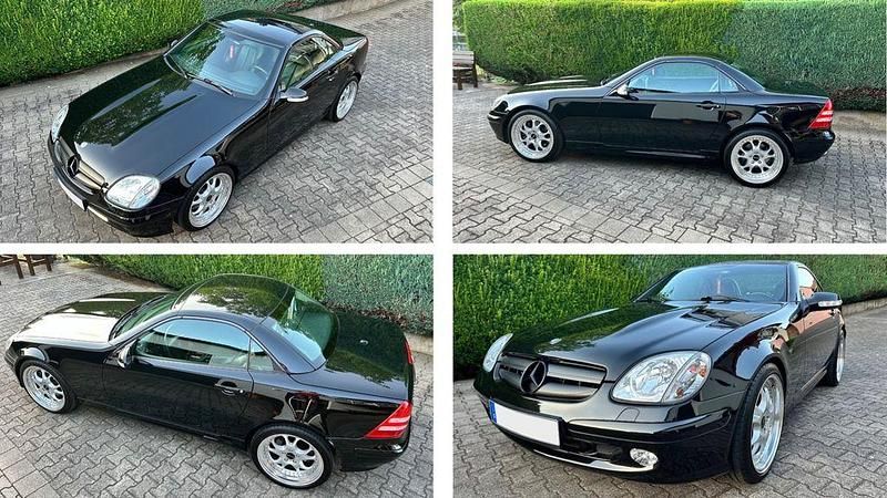 Gebraucht Mercedes SLK320 218 PS (160 kW) 2002 Schwarz Cabrio