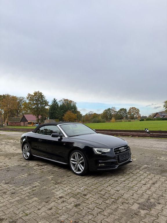 Schwarz Gebraucht 2014 Audi A5 Cabriolet S-Line Cabrio | 14.500 € (Guter Preis) - Bild 1/4