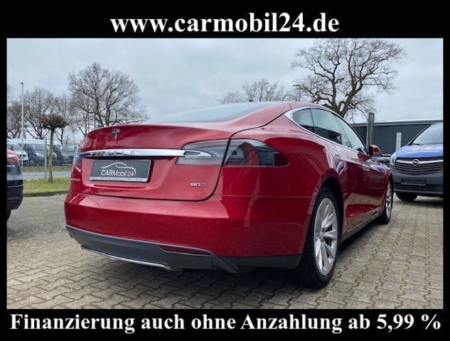 Gebraucht Tesla Model S 309 kW (421 PS) 2015 Rot Kleinwagen