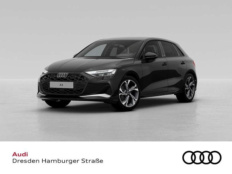 Mythosschwarz metallic Neu 2025 Audi A3 Advanced Plus Limousine | 48.220 € - Bild 1/4