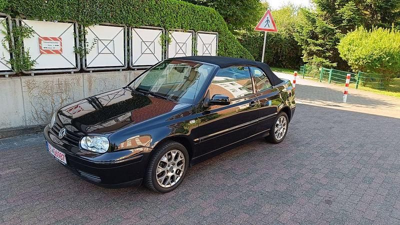 Schwarz Gebraucht 2001 VW Golf Cabriolet Highline Cabrio | 1.999 € (Superpreis) - Bild 1/4
