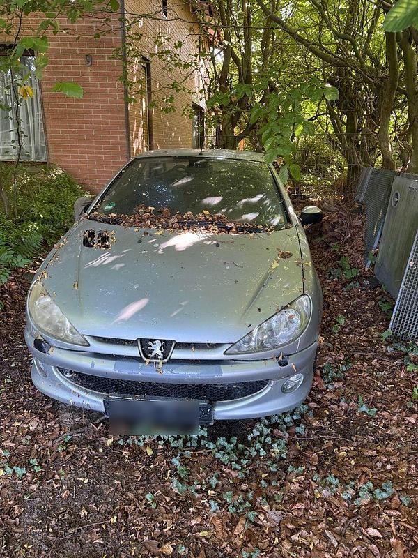Silber Gebraucht 2003 Peugeot 206 CC Cabrio | 500 € (Superpreis) - Bild 1/2