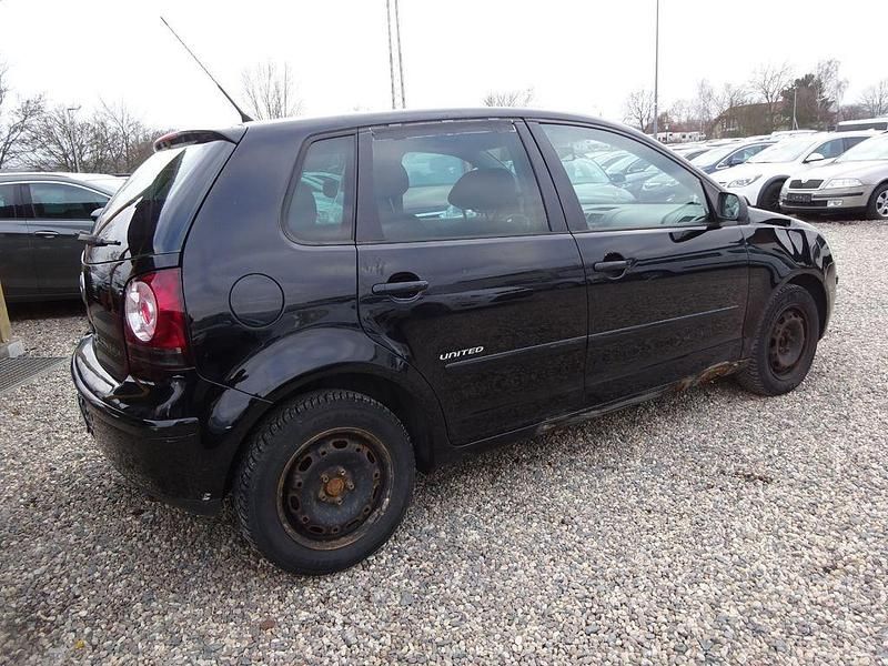 Gebraucht VW Polo United 80 PS (58 kW) 2008 Schwarz Kleinwagen