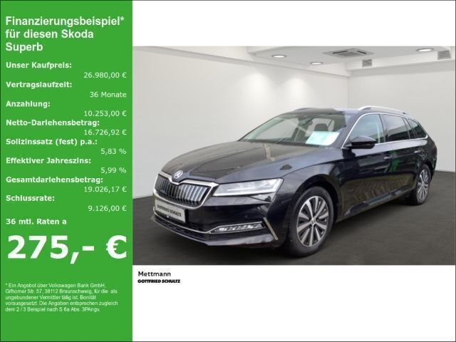 Schwarz Gebraucht 2022 Skoda Superb Style Kombi | 24.490 € (Guter Preis) - Bild 1/4