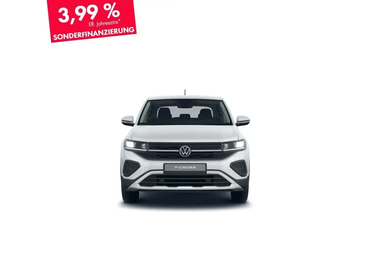 Gebraucht VW T-Cross Basis 95 PS (69 kW) 2025 Reflexsilber metallic SUV