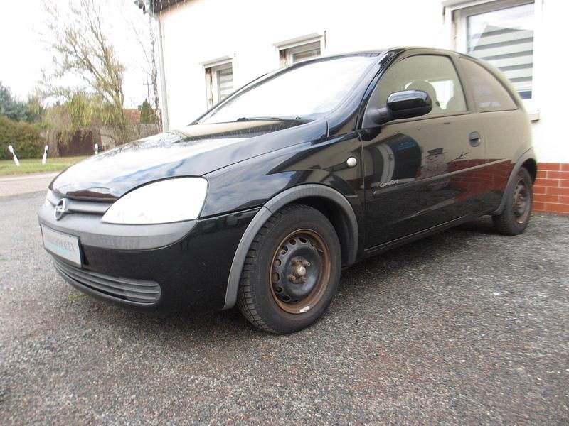 Schwarz Gebraucht 2001 Opel Corsa Comfort Kleinwagen | 400 € (Superpreis) - Bild 1/4