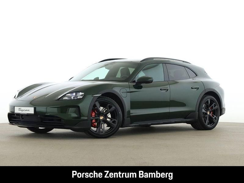 Oakgrünmetallic neo Gebraucht 2024 Porsche Taycan 4S Cross Turismo Limousine | 116.900 € - Bild 1/4