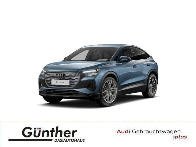 Geysirblau metallic Gebraucht 2025 Audi Q4 Sportback e-tron S-Line SUV | 47.495 € (Fairer Preis) - Bild 1/4
