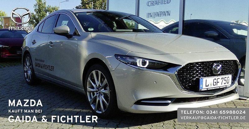 Beige Gebraucht 2025 Mazda 3 Exclusive Limousine | 31.980 € (Etwas zu teuer) - Bild 1/4