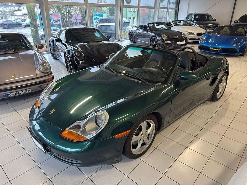 Gebraucht Porsche Boxster 220 PS (161 kW) 2001 Grün Cabrio