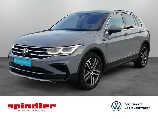 Grau (mondsteingrau) Gebraucht 2021 VW Tiguan Sportline SUV | 33.281 € (Teuer) - Bild 1/3