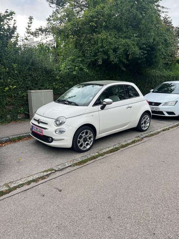 Weiß Gebraucht 2018 Fiat 500C Collezione Cabrio | 9.000 € (Guter Preis) - Bild 1/4
