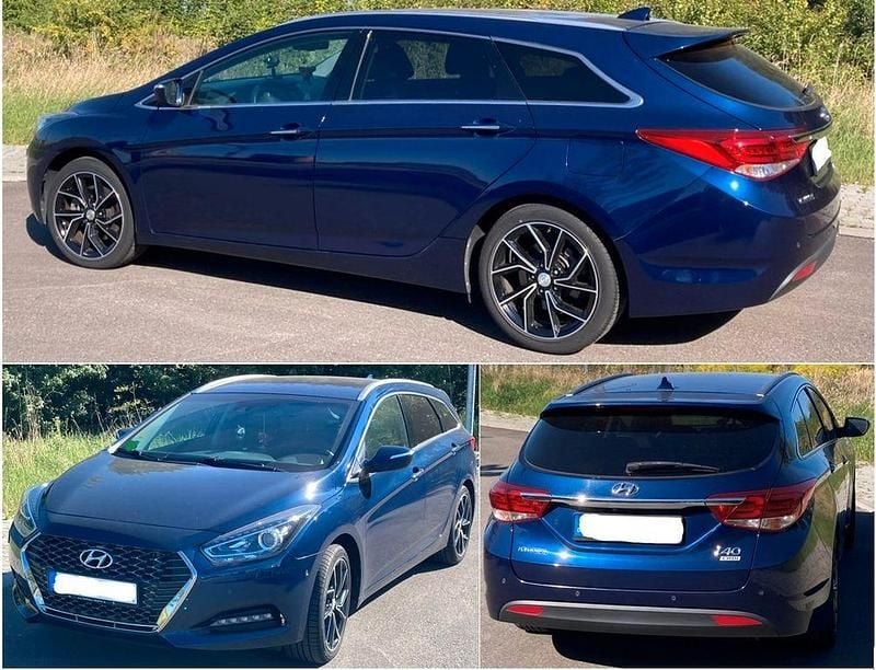 Blau Gebraucht 2019 Hyundai i40 Space Plus Limousine | 18.999 € (Fairer Preis) - Bild 1/1