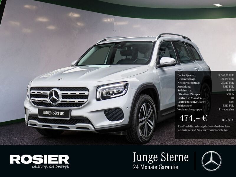 Silber / iridiumsilber (metallic) Gebraucht 2022 Mercedes GLB200 SUV | 33.990 € (Fairer Preis) - Bild 1/4