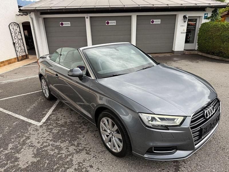 Monsungrau Gebraucht 2018 Audi A3 Cabriolet Design Cabrio | 21.499 € (Guter Preis) - Bild 1/4