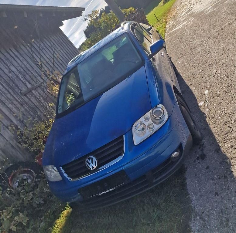 Gebraucht VW Touran Basis 116 PS (85 kW) 2005 Blau Van / Kleinbus