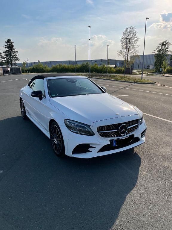 Gebraucht Mercedes C200 AMG 184 PS (135 kW) 2020 Weiß Cabrio