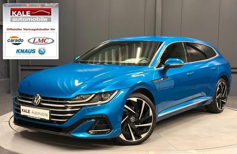 Eisvogelblau metallic Gebraucht 2022 VW Arteon R-line Kombi | 32.680 € (Fairer Preis) - Bild 1/4