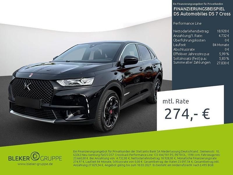 Gebraucht DS Automobiles DS7 Crossback Performance 181 PS (133 kW) 2022 Schwarz SUV