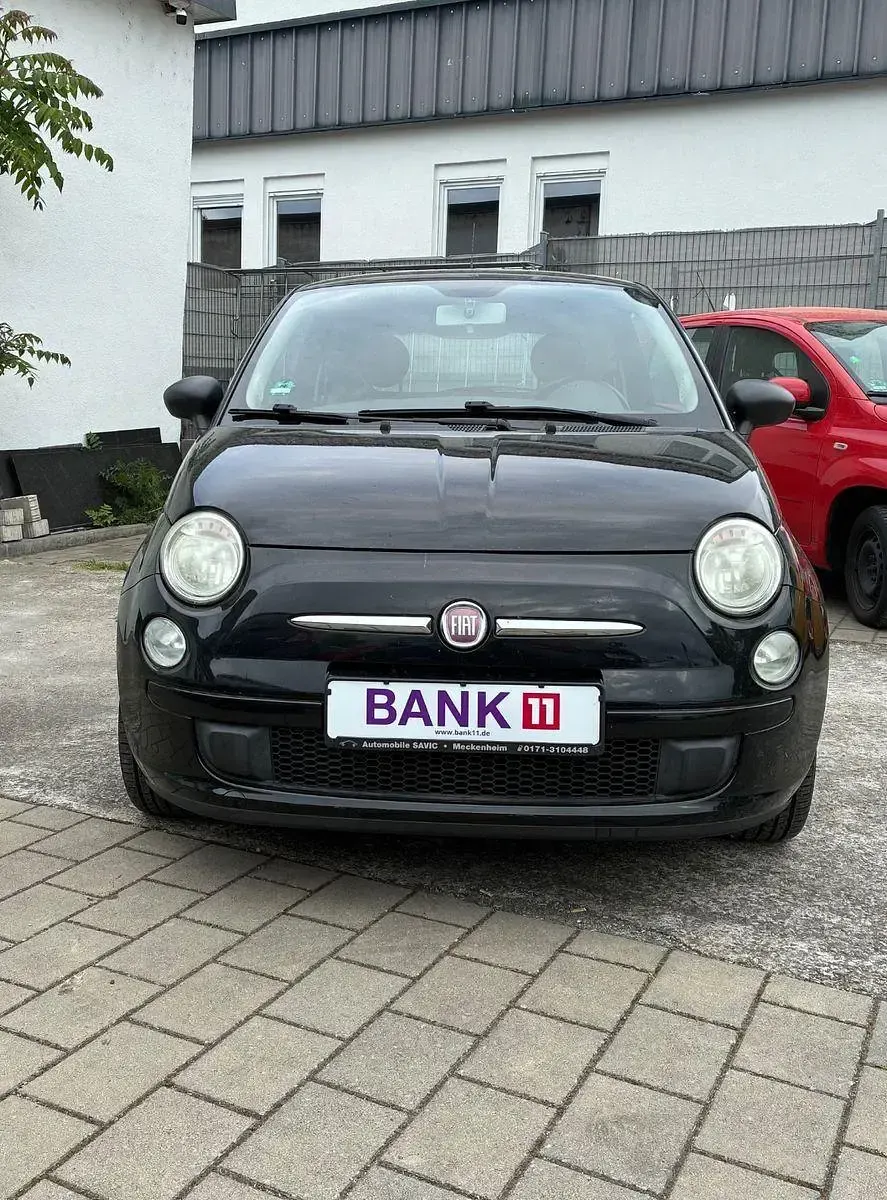 Gebraucht Fiat 500 Pop 69 PS (50 kW) 2011 Schwarz Kleinwagen