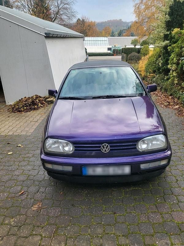 Violet Gebraucht 1995 VW Golf Cabriolet Cabrio | 3.999 € - Bild 1/4