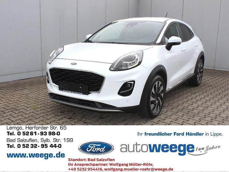 Weiß Gebraucht 2022 Ford Puma Titanium SUV | 16.950 € (Fairer Preis) - Bild 1/4
