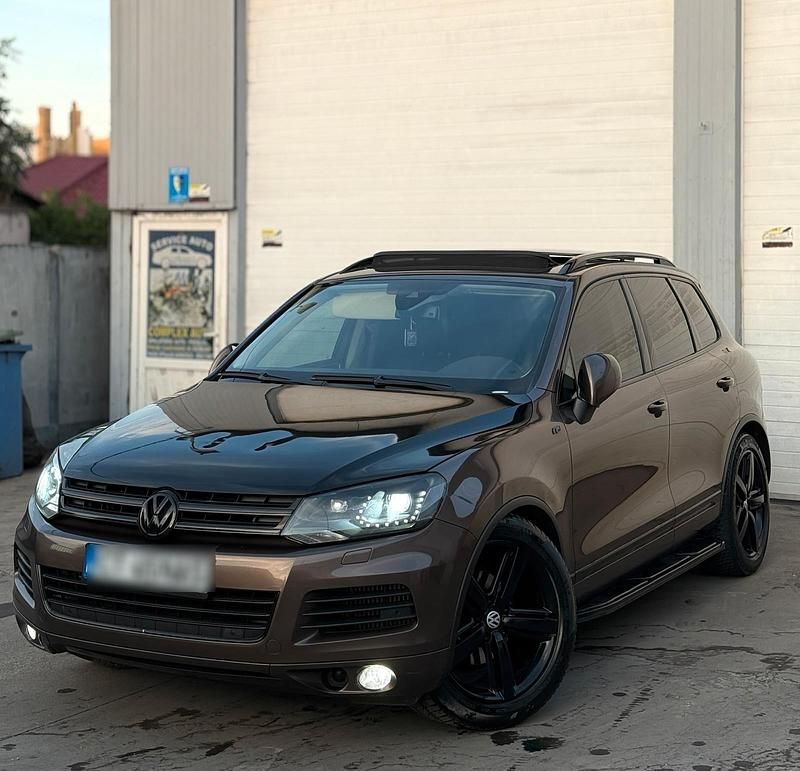 Braun Gebraucht 2014 VW Touareg R-line SUV | 13.500 € (Superpreis) - Bild 1/4
