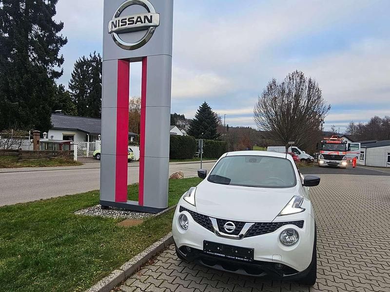 Brilliant white (m) Gebraucht 2018 Nissan Juke N-Connecta SUV | 13.990 € (Etwas zu teuer) - Bild 1/4