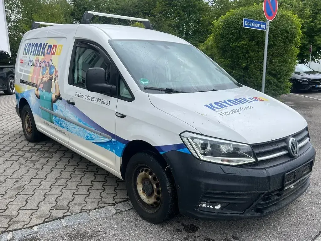 Gebraucht VW Caddy Maxi R 102 PS (75 kW) 2018 Weiß Van / Kleinbus