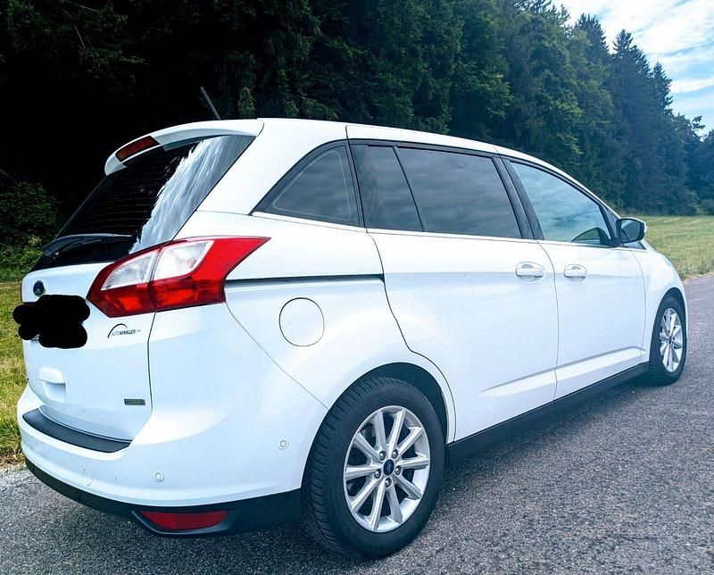 Gebraucht Ford C-MAX Titanium 125 PS (91 kW) 2018 Weiß Van / Kleinbus
