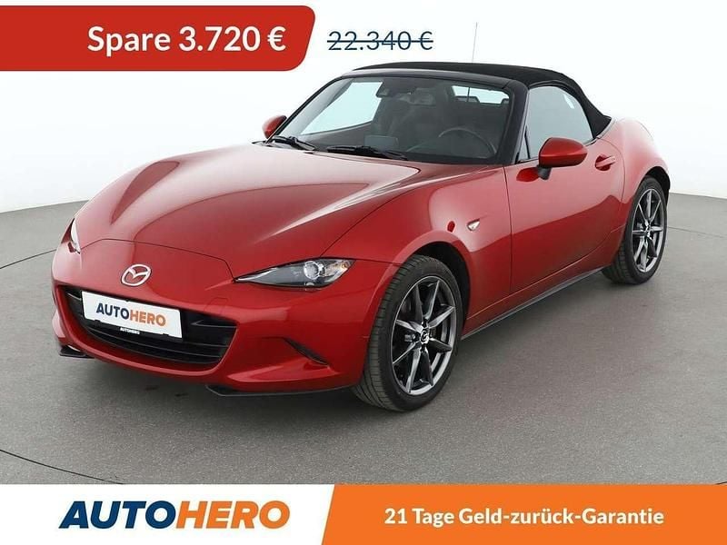 Rot Gebraucht 2016 Mazda MX5 Sports-Line Cabrio | 18.620 € (Guter Preis) - Bild 1/3