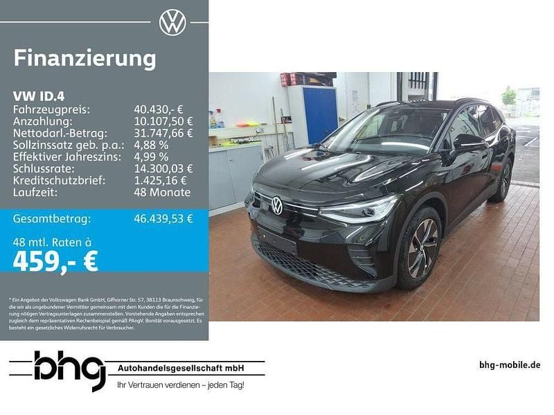 Schwarz Gebraucht 2025 VW ID.4 Pro SUV | 40.430 € (Fairer Preis) - Bild 1/4