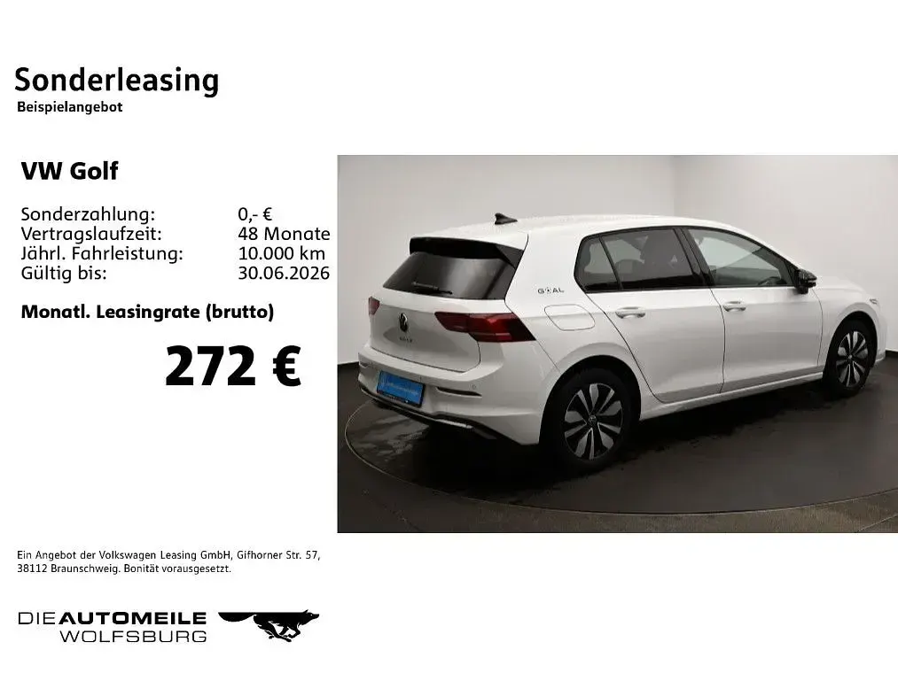 Second-hand VW Golf VIII Goal 150 CP (110 kW) 2025 Alb Berlinǎ