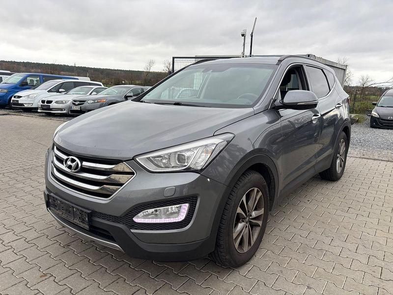 Grau Gebraucht 2015 Hyundai Santa Fe Premium SUV | 13.999 € (Guter Preis) - Bild 1/4