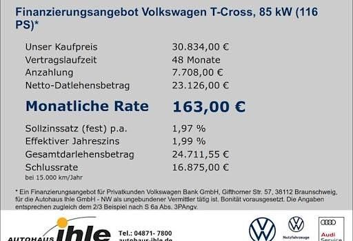 Neu VW T-Cross Life 116 PS (85 kW) 2025 Grau SUV