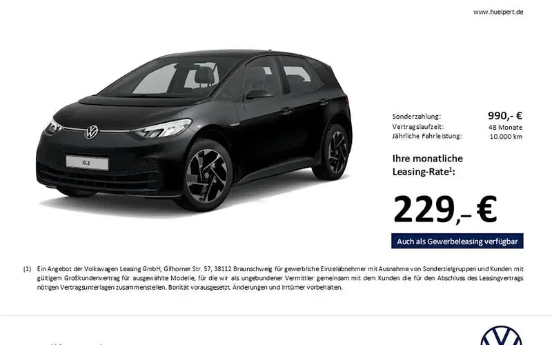 Gebraucht VW ID.3 Pro Performance 150 kW (204 PS) 2021 Mangangrau metallic Kleinwagen