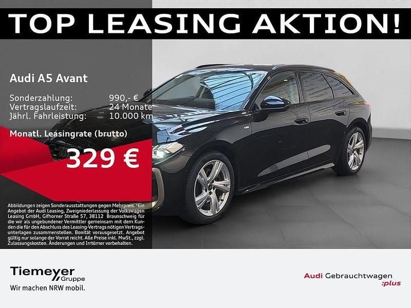 Schwarz Gebraucht 2025 Audi A5 S-Line Kombi | 47.880 € (Superpreis) - Bild 1/4