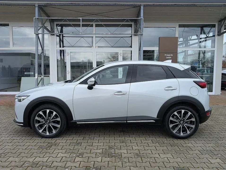 Gebraucht Mazda CX-3 Sports-Line 121 PS (88 kW) 2019 Weiß SUV