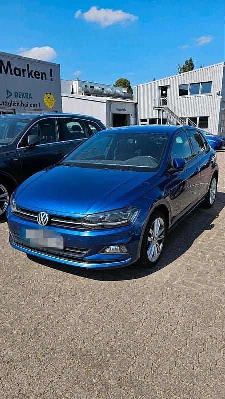 Blau Gebraucht 2019 VW Polo Highline Kleinwagen | 13.931 € (Fairer Preis) - Bild 1/4