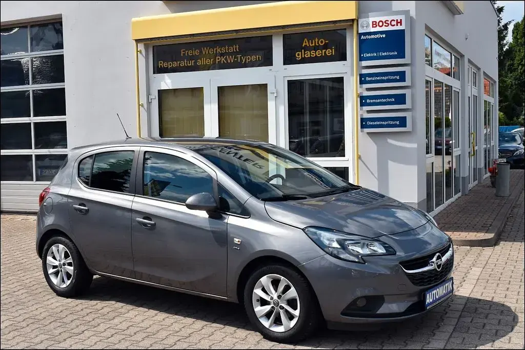 Gebraucht Opel Corsa drive 90 PS (66 kW) 2016 Grau Kleinwagen