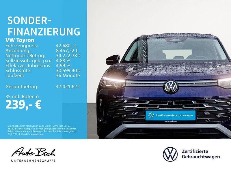 Gebraucht VW Tayron Elegance 150 PS (110 kW) 2025 Ultra violet metallic SUV